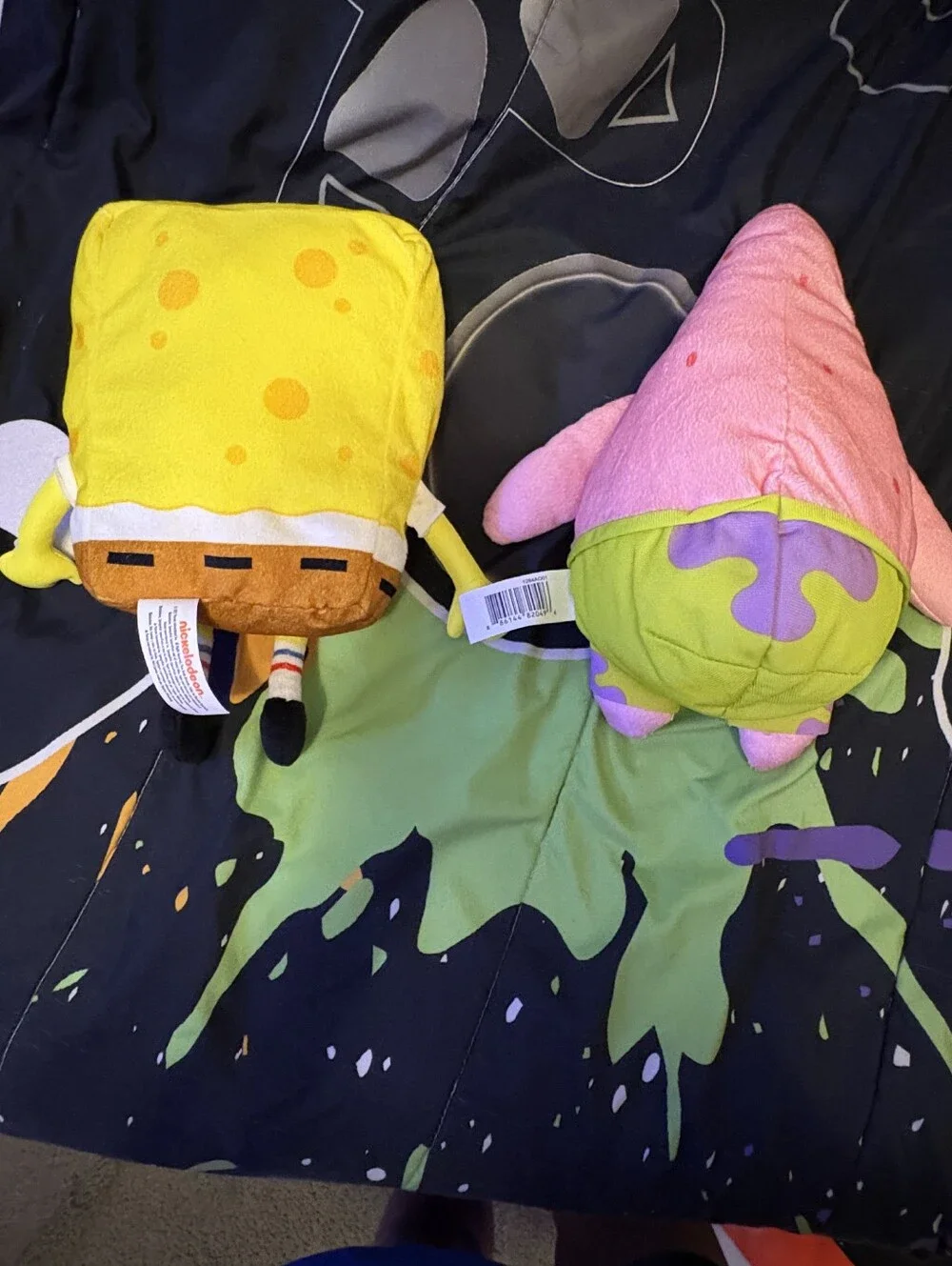 Nickelodeon SpongeBob & Patrick Plush Toy Set - Yellow & Pink